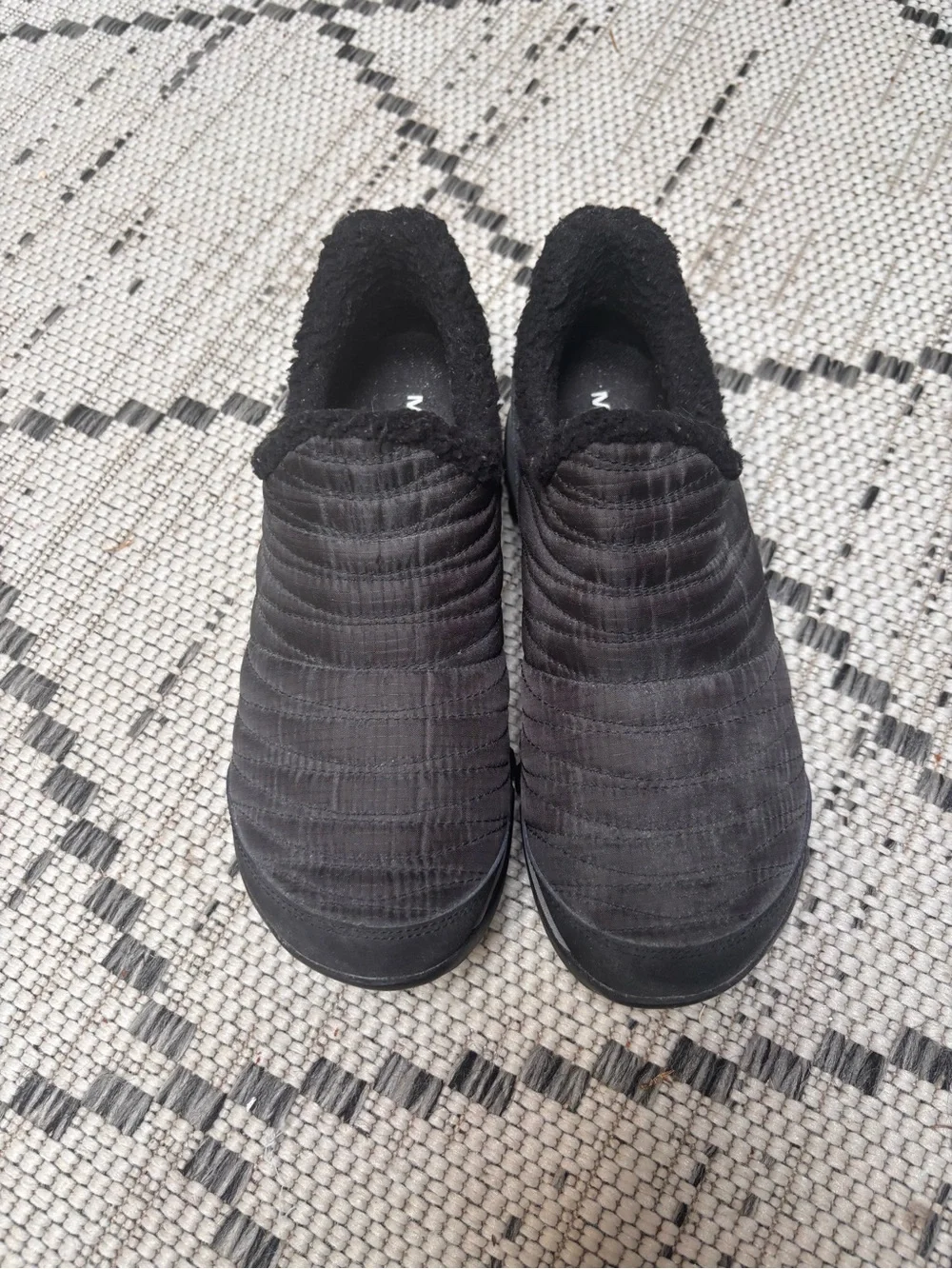 Merrell Black Quilted Slip-On Casual Loafers